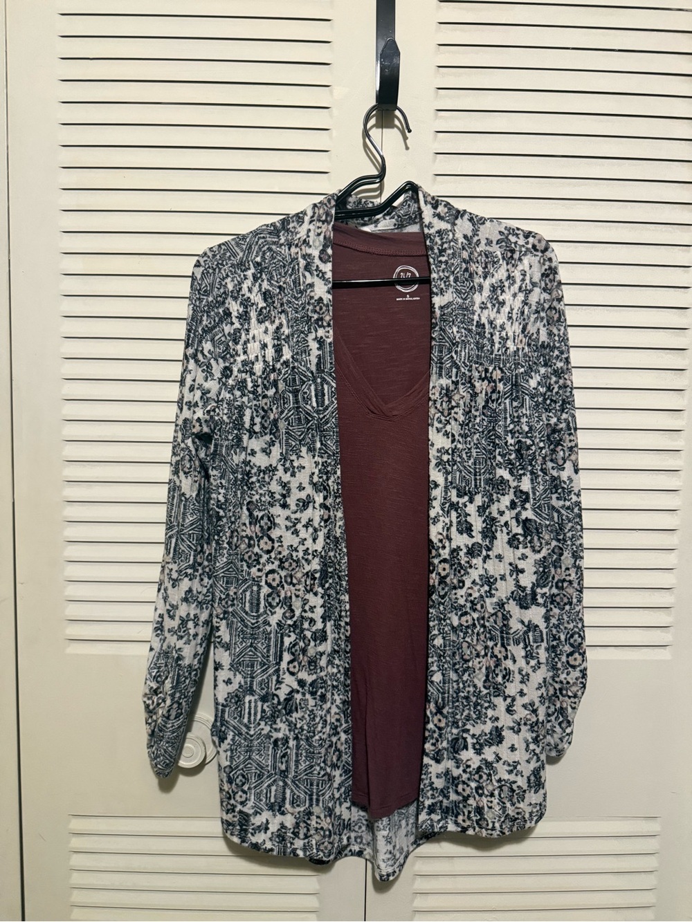 Cardigan/tank top set